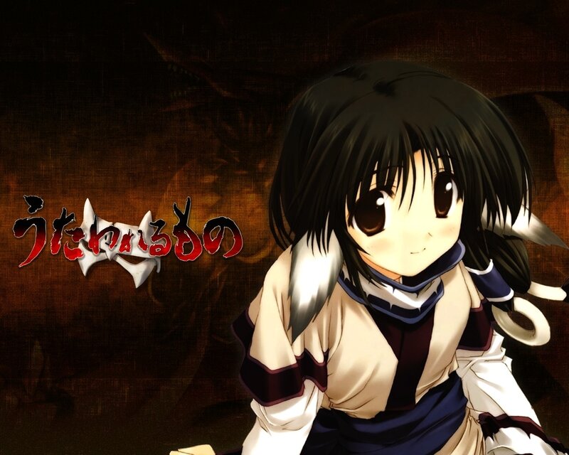 Anime Girl with Black Hair — Brown, Dramatic