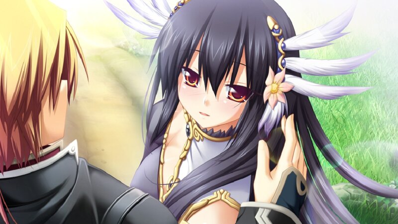 Anime Girl with Black Hair — Calm, Afternoon