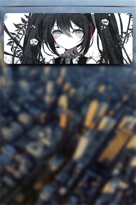 Anime Girl with Black Hair — Calm, Manga