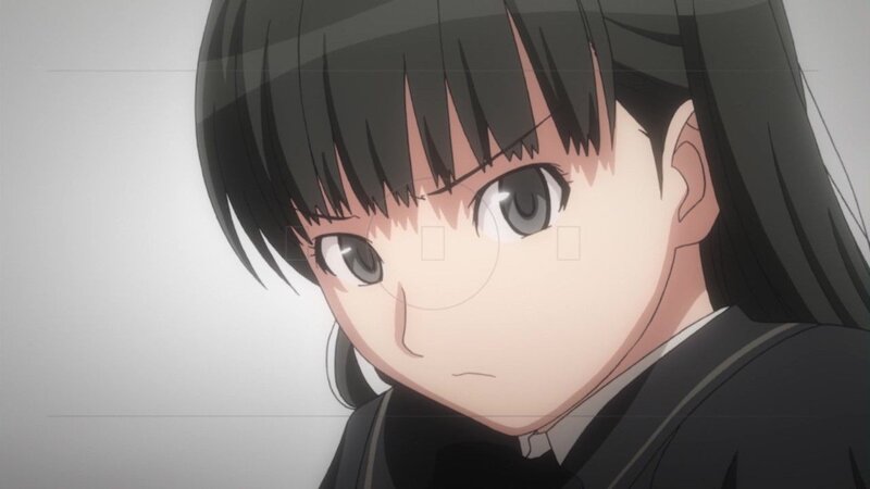 Anime Girl with Black Hair — Neutral, School Uniform, Black Hair