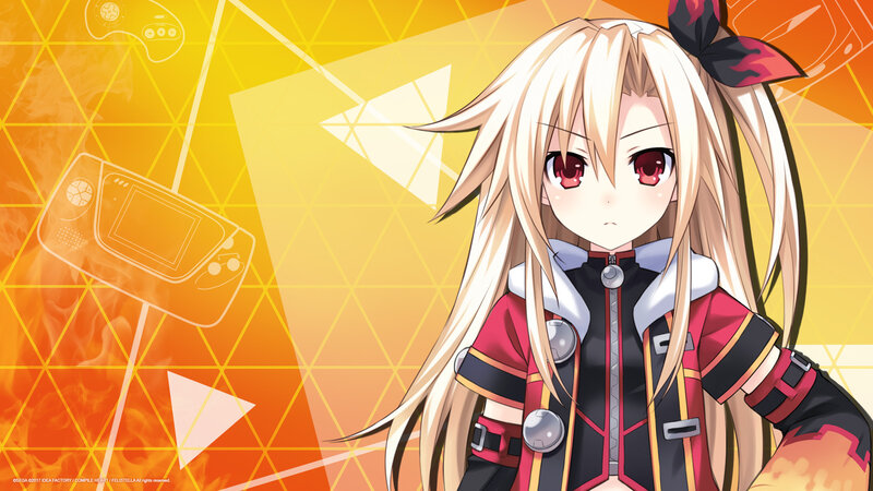 Anime Girl with Blonde Hair — Yellow, Energetic, Game Controller