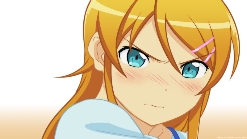 anime girl with blue eyes