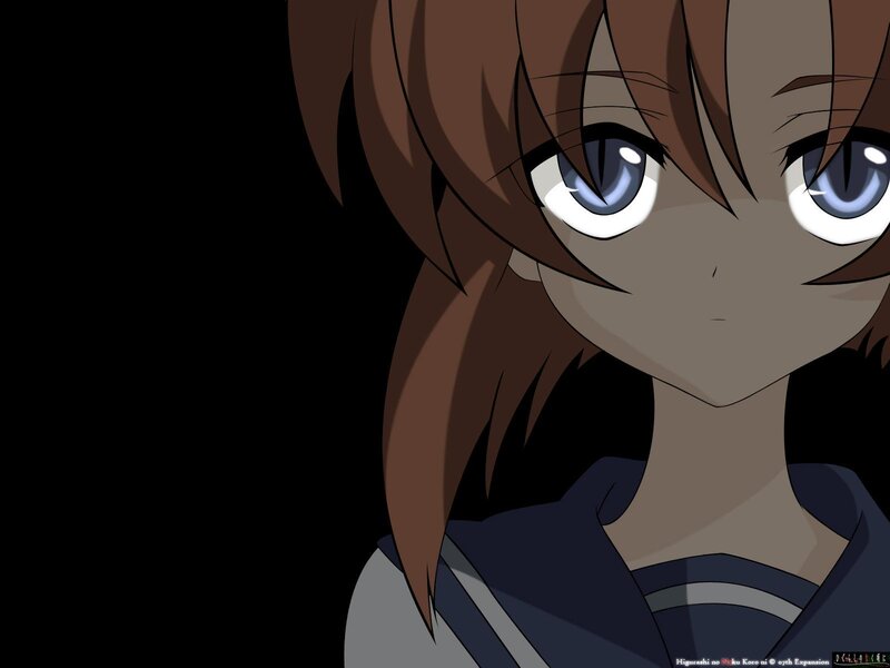 anime girl with blue eyes