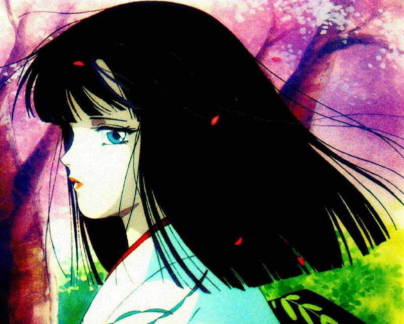 anime girl with blue eyes