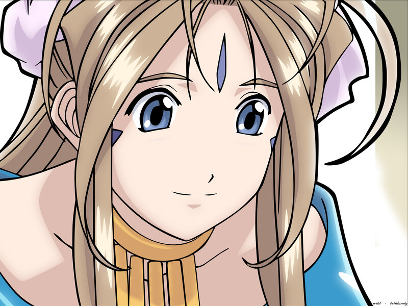 anime girl with blue eyes