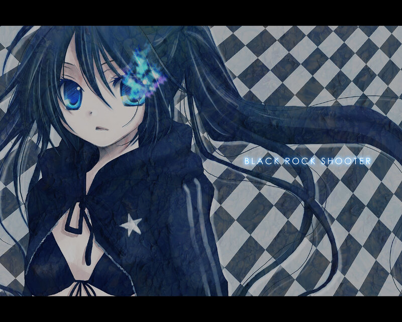 anime girl with blue eyes