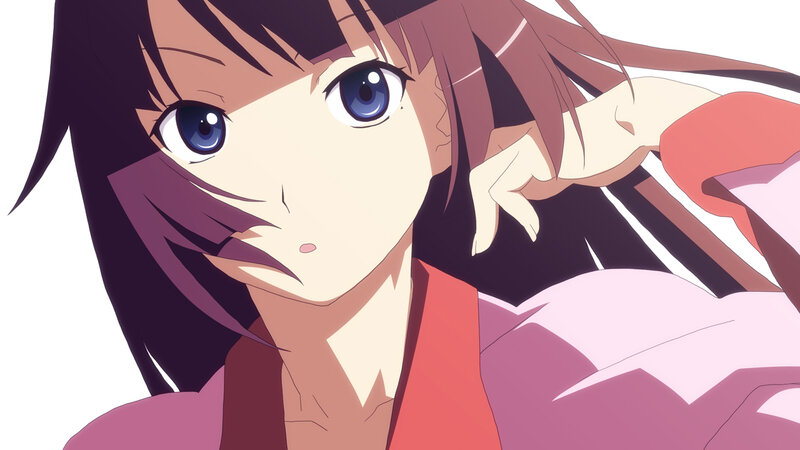 anime girl with blue eyes