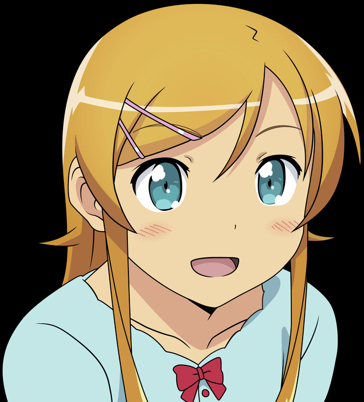 anime girl with blue eyes