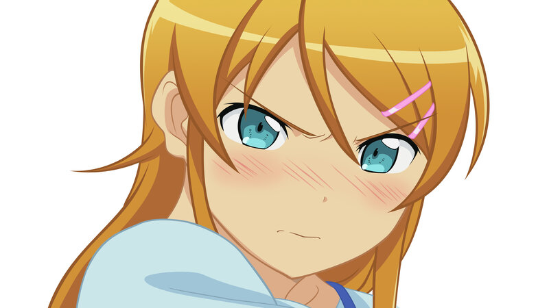 anime girl with blue eyes