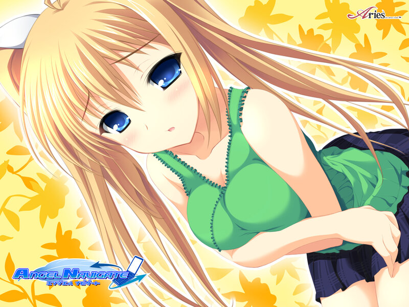 Anime girl with blue eyes