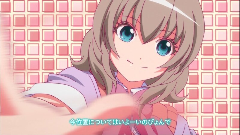 anime girl with blue eyes