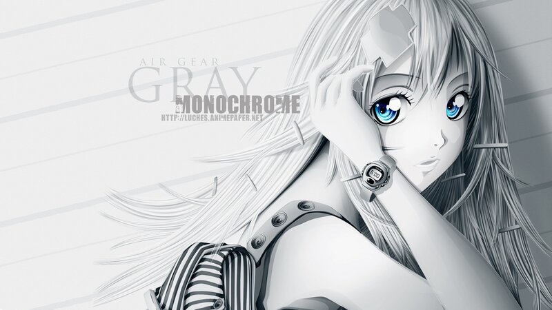 anime girl with blue eyes