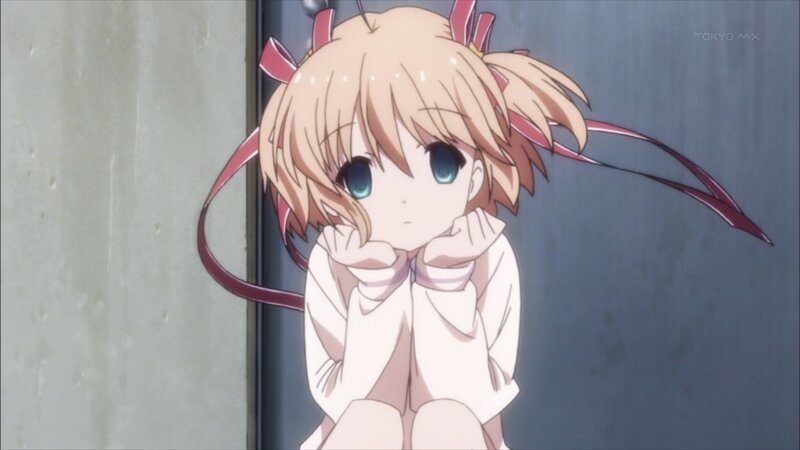 anime girl with blue eyes