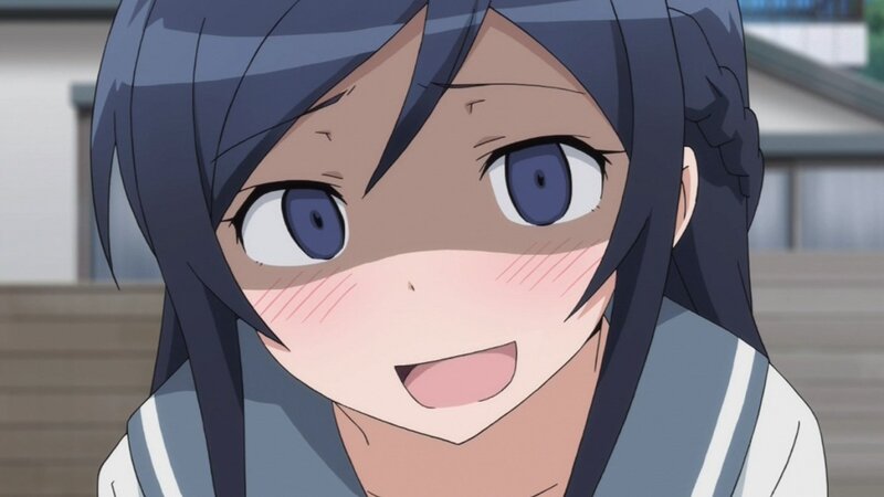 anime girl with blue eyes