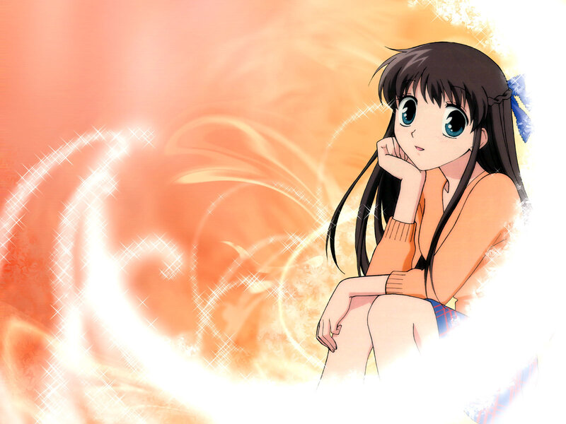 anime girl with blue eyes