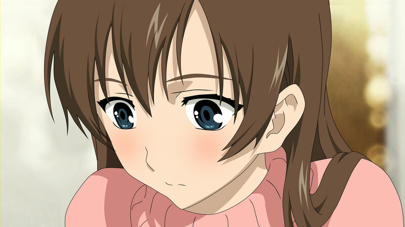 anime girl with blue eyes