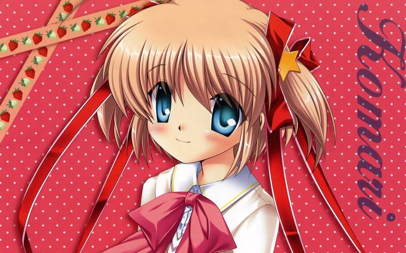 anime girl with blue eyes