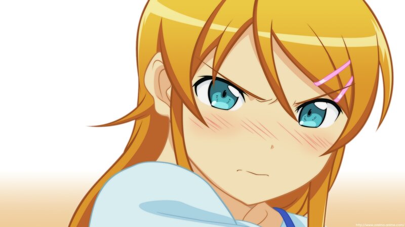 anime girl with blue eyes