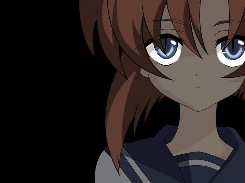 anime girl with blue eyes