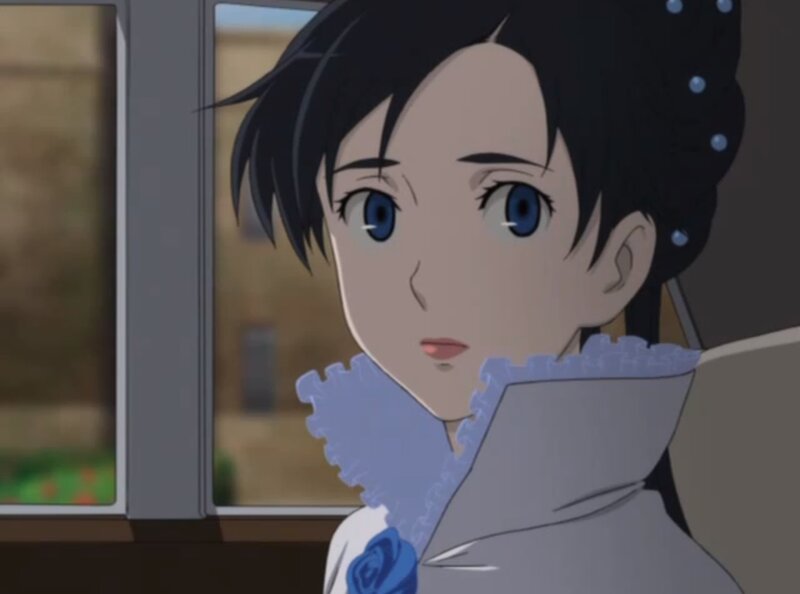 Anime Girl with Blue Eyes — Calm, Afternoon, Window