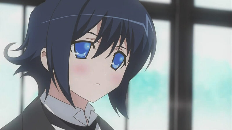 Anime Girl with Blue Eyes — Calm