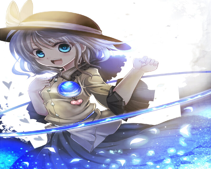 Anime Girl with Blue Eyes — Energetic