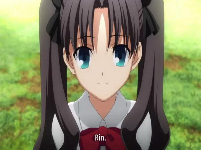 Anime Girl with Blue Eyes — Gray