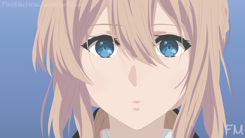 Anime Girl with Blue Eyes — Neutral, Blue Eyes, Blonde Hair