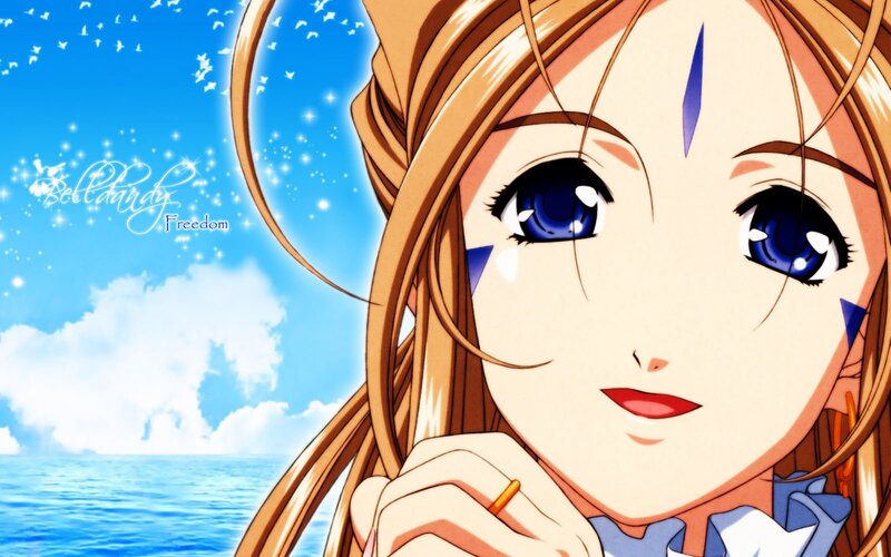 Anime Girl with Blue Eyes — Serene, Afternoon