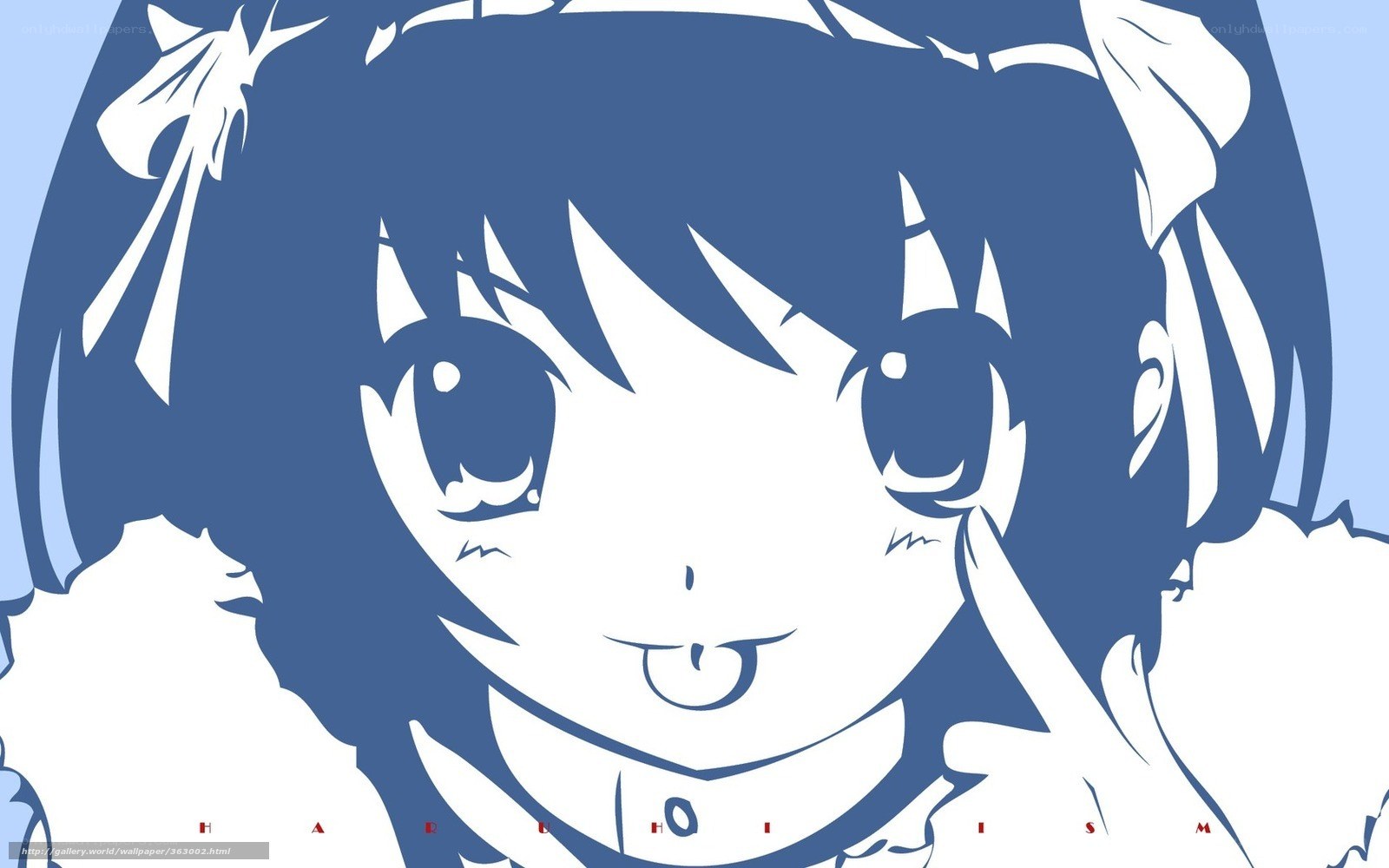 anime girl with blue hair