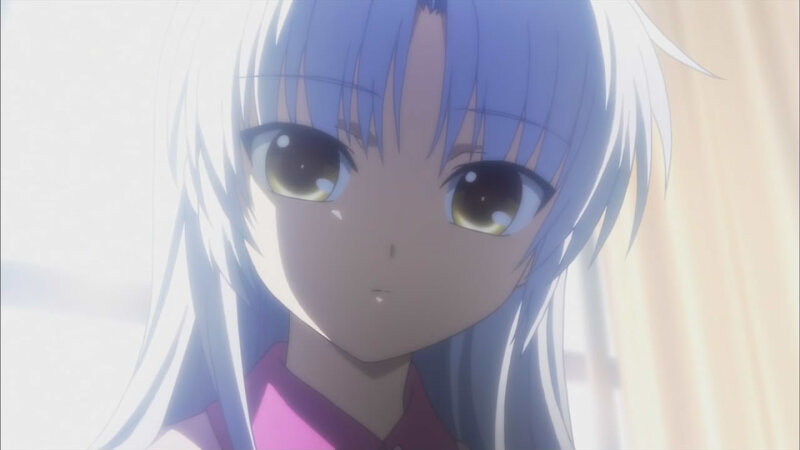 Anime Girl with Blue Hair — Calm, Eyes
