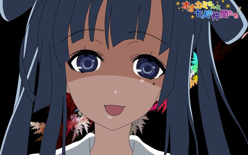 Anime Girl with Blue Hair — Calm, Night, Blue Eyes