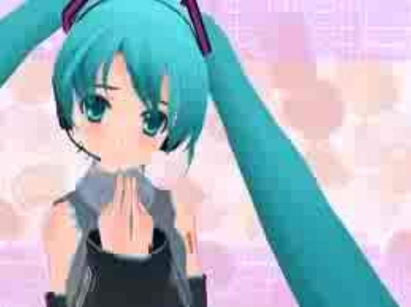 Anime Girl with Blue Hair — Cyan, Cheerful