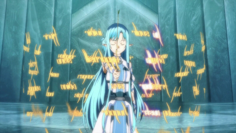 Anime Girl with Blue Hair — Dramatic, Elf Ears