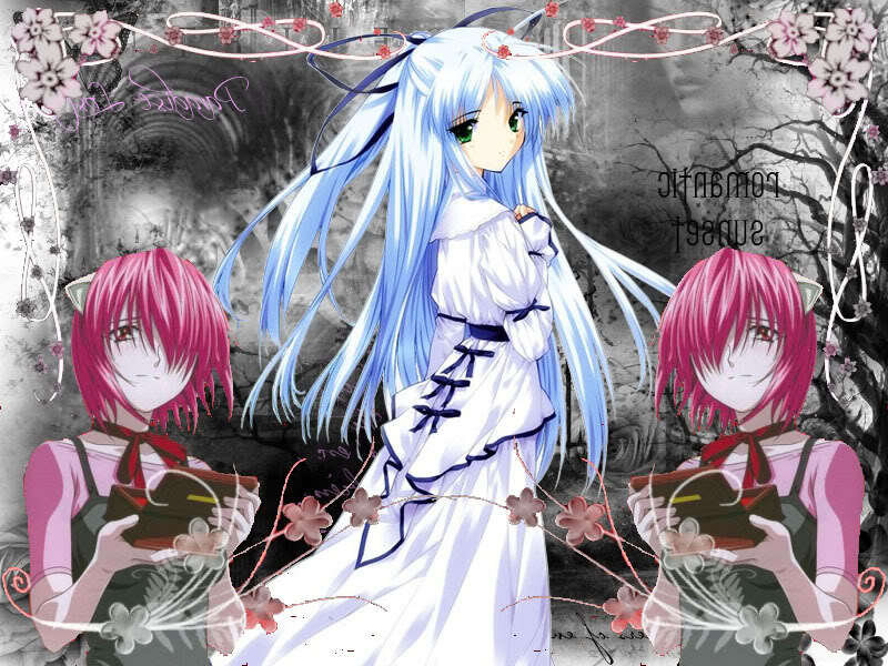 Anime Girl with Blue Hair — Dramatic, Pink-haired Characters