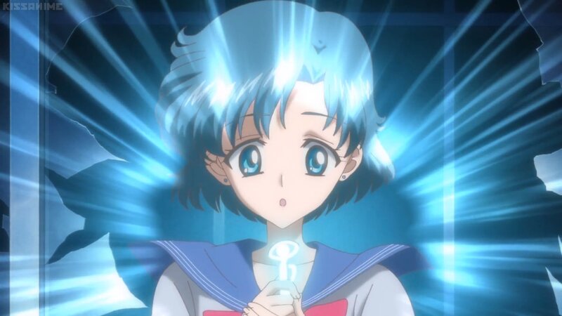 Anime Girl with Blue Hair — Dramatic, Sailor Uniform