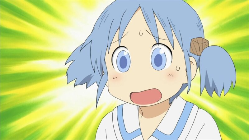 Anime Girl with Blue Hair — Energetic, School Uniform