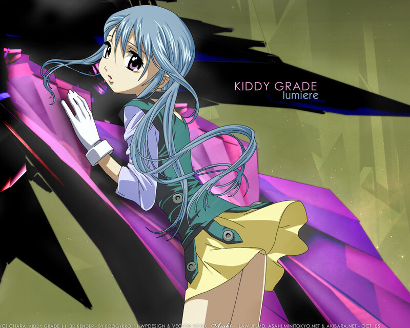 Anime Girl with Blue Hair — Purple, Dramatic, Gloves