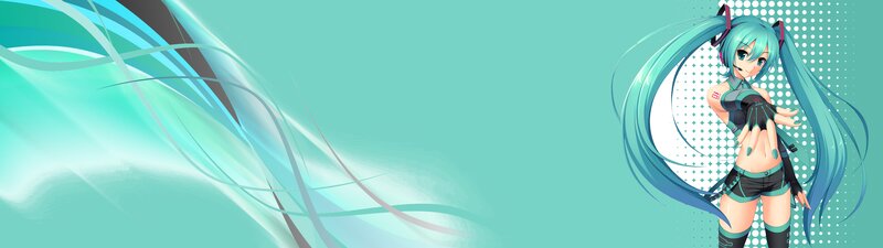 Anime Girl with Blue Hair — Teal, Dynamic