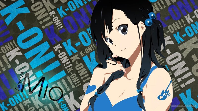 Anime Girl with Blue Top