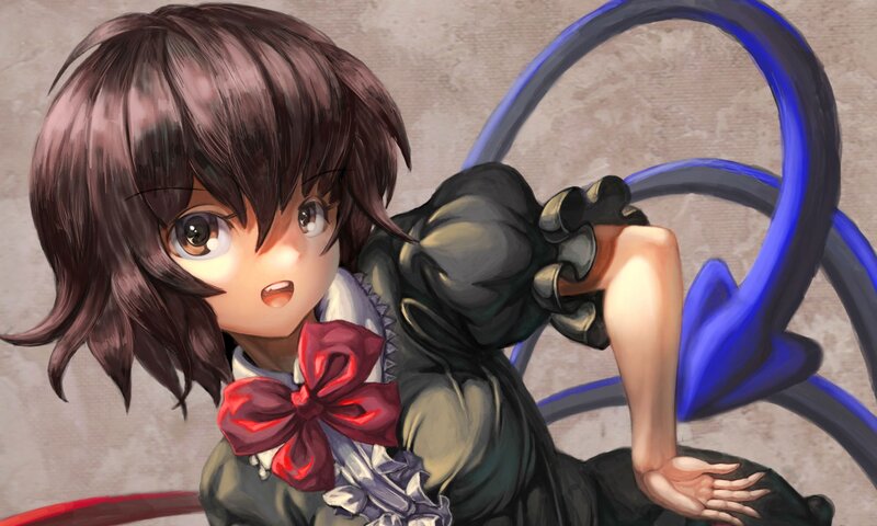 anime girl with blue whip
