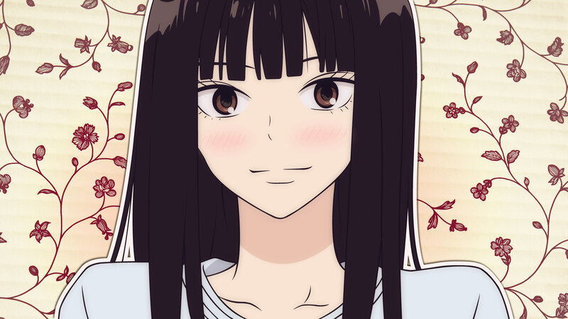 anime girl with blush