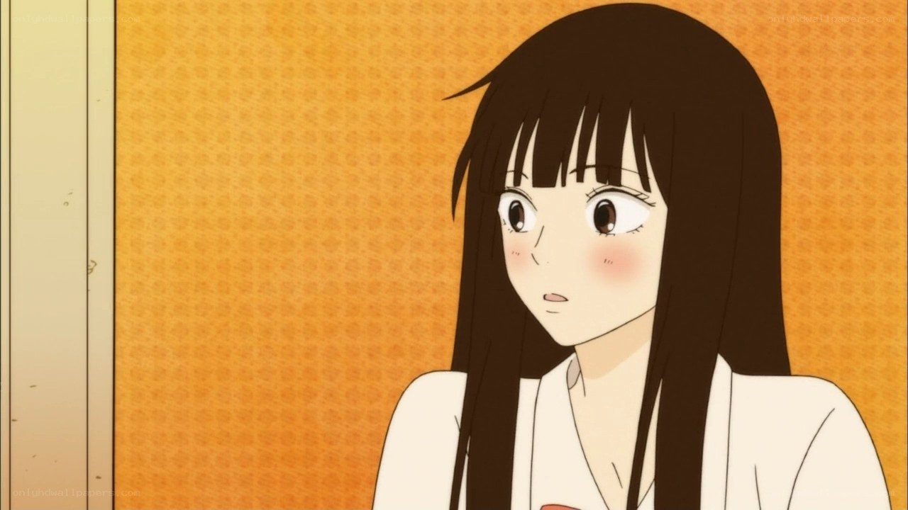 anime girl with blush