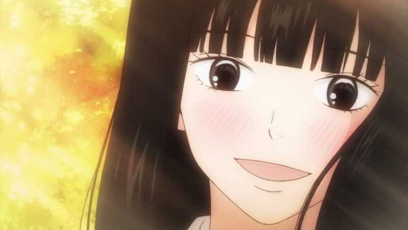 anime girl with blush