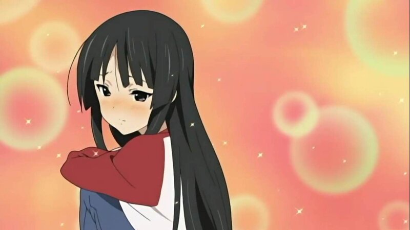 anime girl with blush