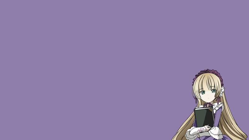 anime girl with book