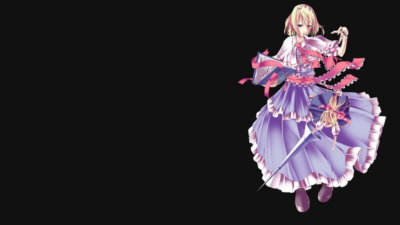 anime girl with book and sword