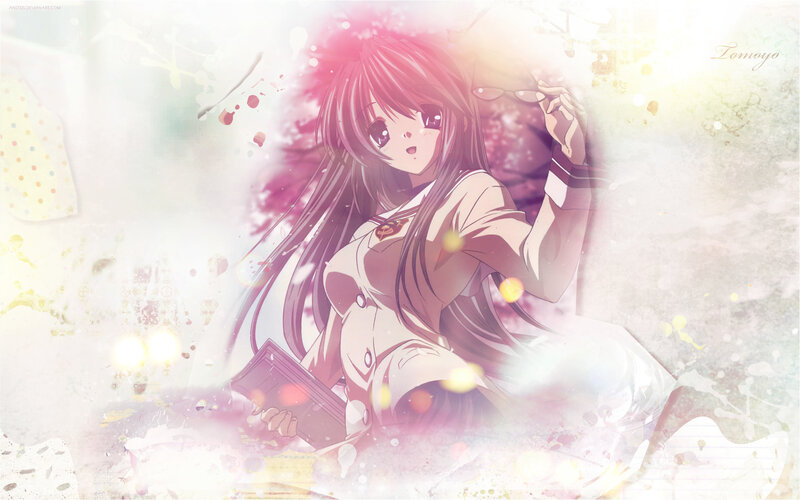 Anime Girl with Book — Pink