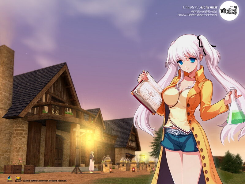 Anime Girl with Book — Purple, Serene