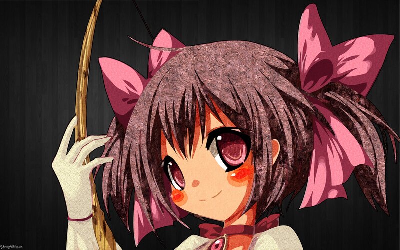 anime girl with bow and arrow